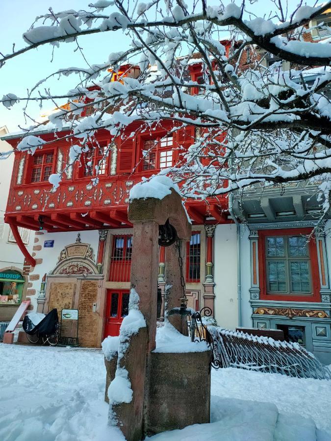LA MAISON BLEUE, à 20 mn de Strasbourg, sur la route des vins, jusqu'à 6 personnes, Sélestat Exterior foto